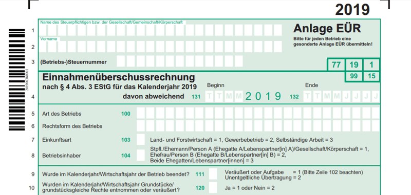 Kleinunternehmer Steuererklärung Umsatzgrenze & EÜR