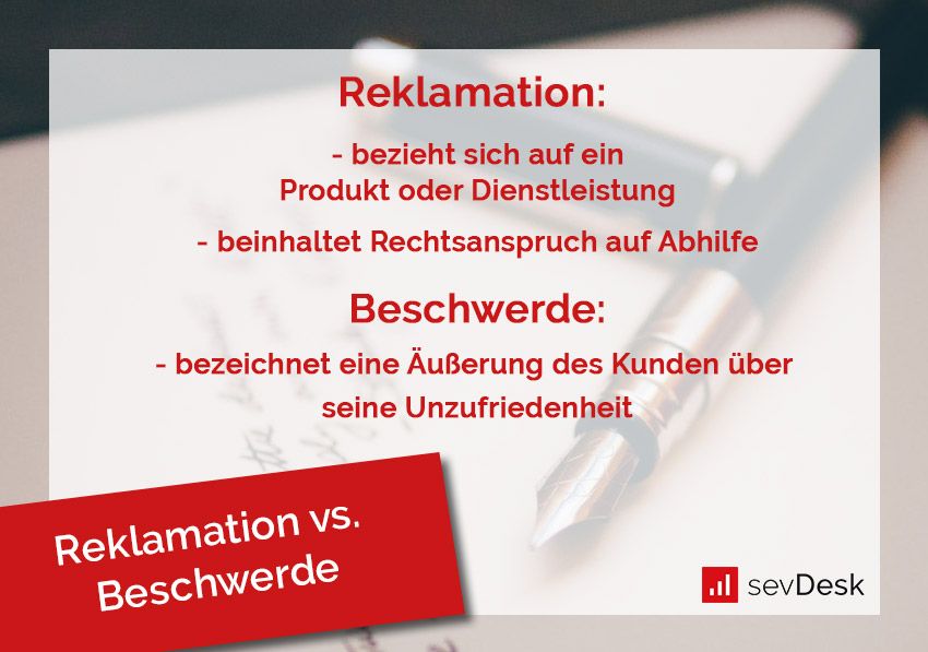 Reklamation Bedeutung & Rechtliche Grundlagen