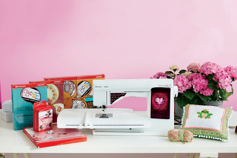 Husqvarna Viking Designer Ruby Royale Sewing and Embroidery Machine