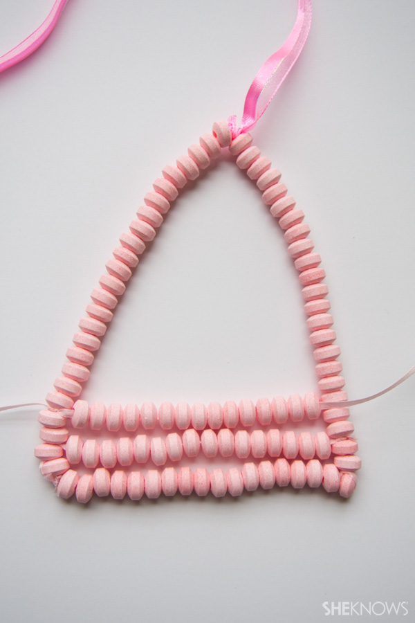 DIY edible candy bra