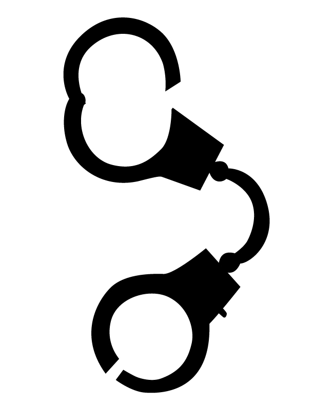 Handcuffs Free Printable Coloring Pages