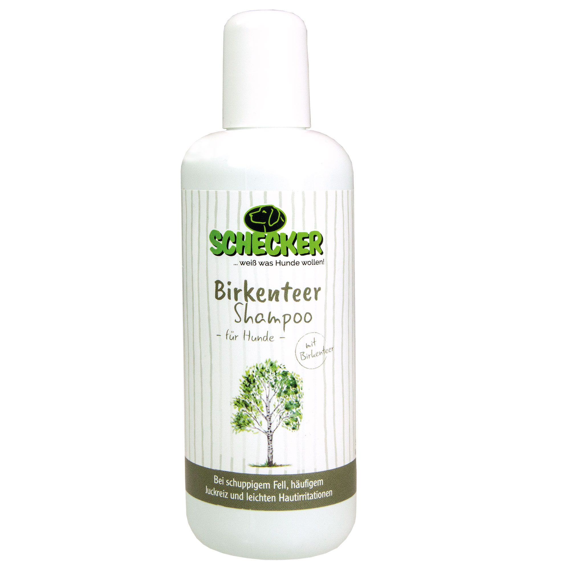 Schecker Birkenteer Shampoo Hundeshampoo gegen Schuppen und Juckreiz 0