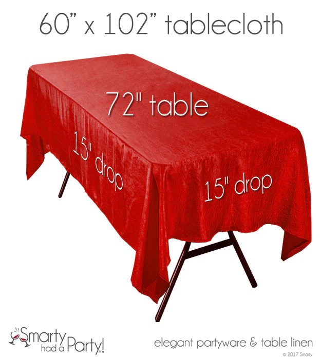 Tablecloth Size Guide Banquet Tables Smarty Had A Party