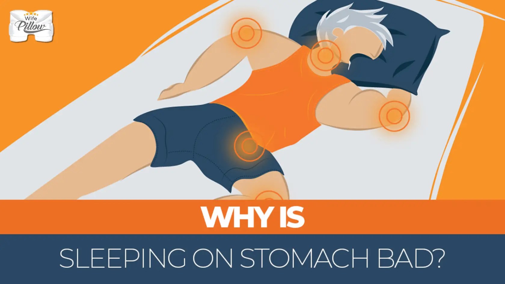 Is Sleeping on Your Stomach Bad for You? Husband Pillow