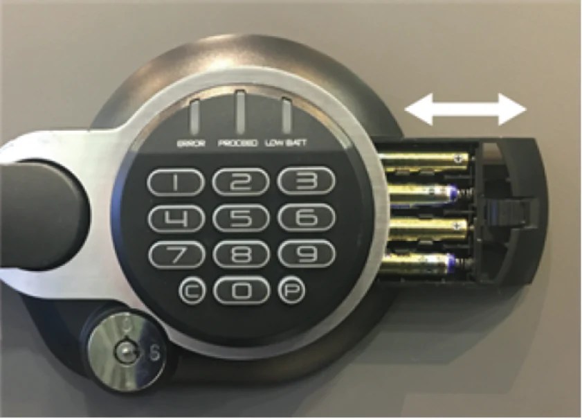 How To Unlock Sentry Safe With Dead Battery When your battery is very