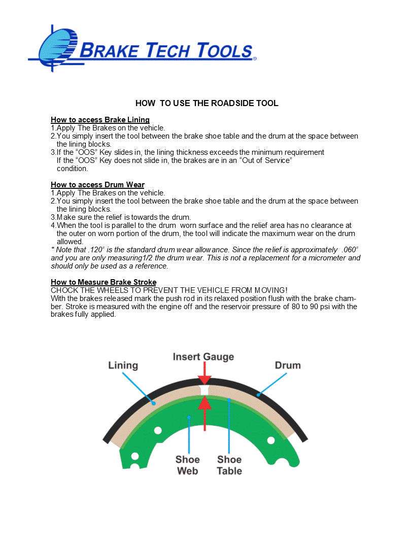 How To Use The Roadside Tool Brake Tech Tools, LLC