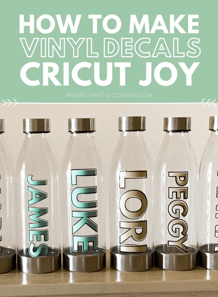 How to Make Decals with Cricut Joy