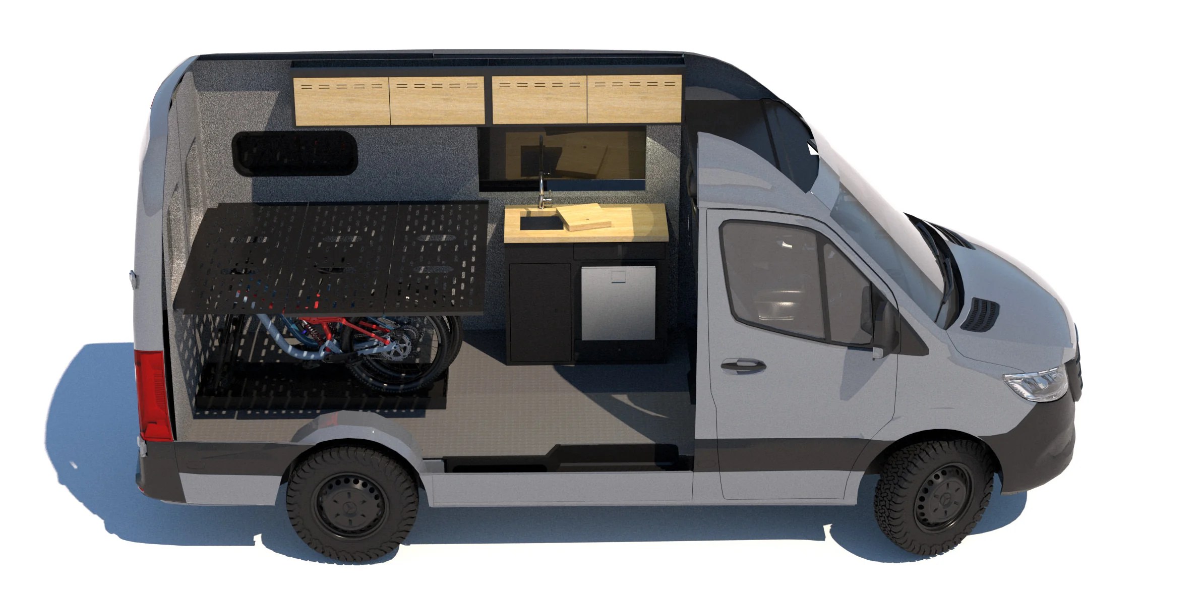 Conversion Layouts for the Sprinter 144 Van