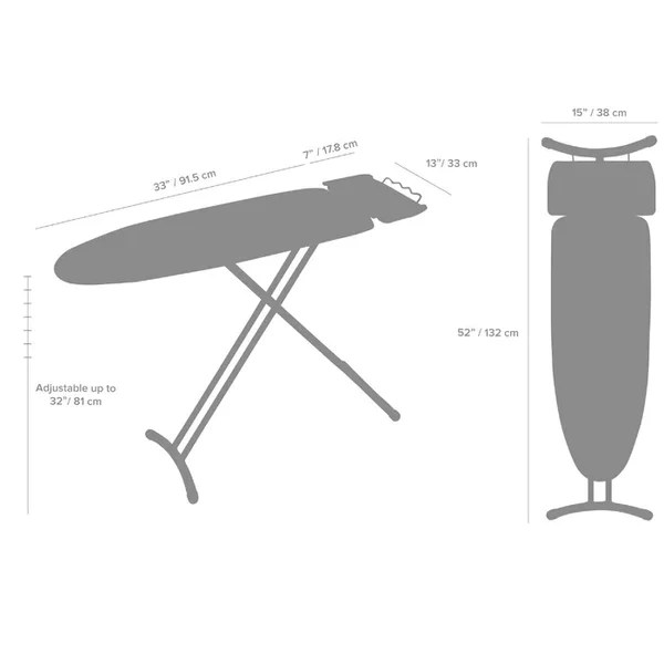Ironing Table Freestanding Ironing Board GKW Retail