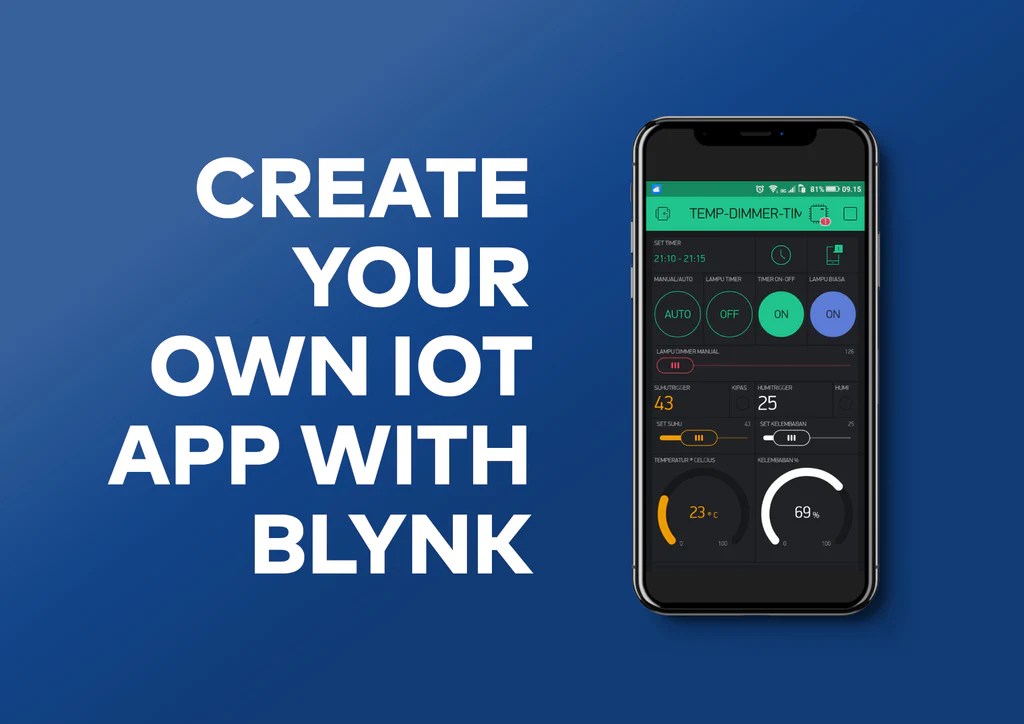 CREATE YOUR OWN IOT APP WITH BLYNK EcoRobotics
