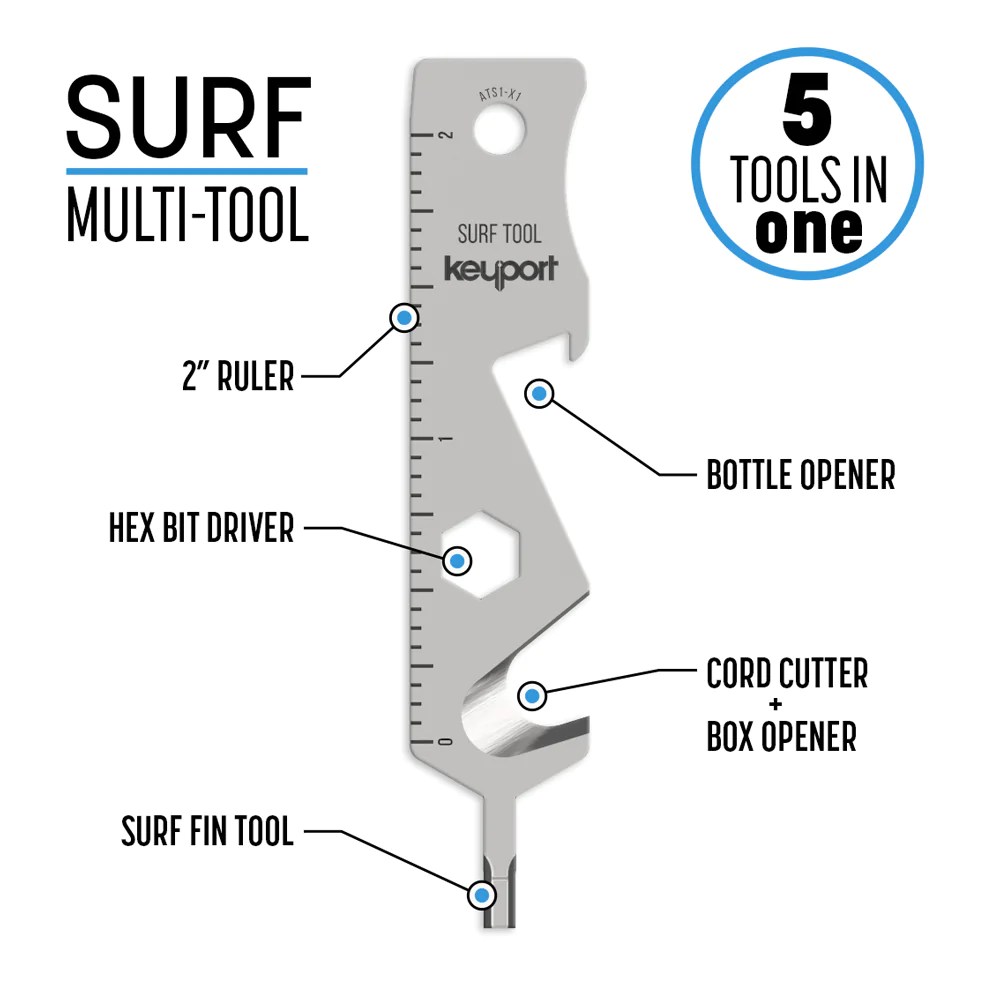 FCS x Keyport Surf Multi Tool