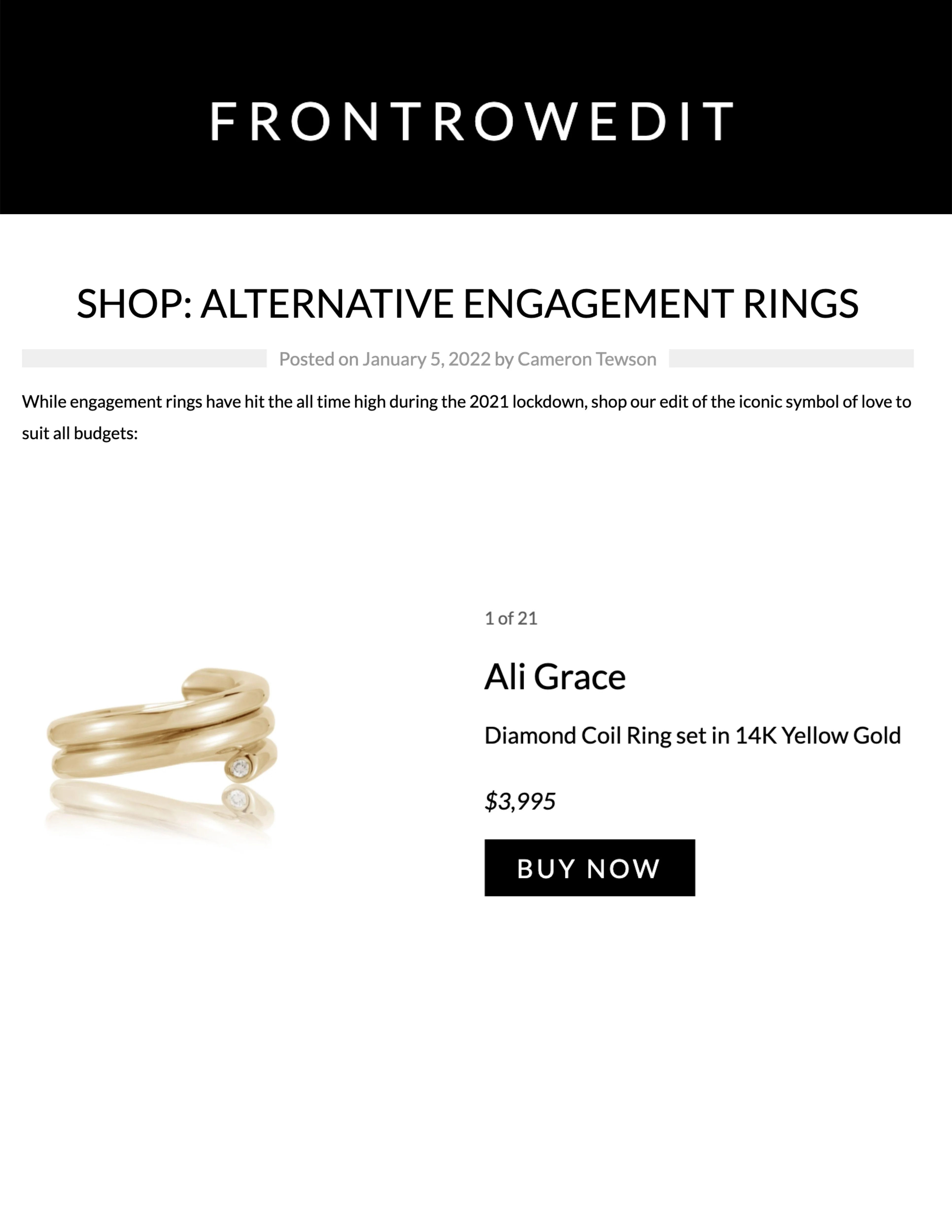 FrontRowEdit Ali Grace Jewelry