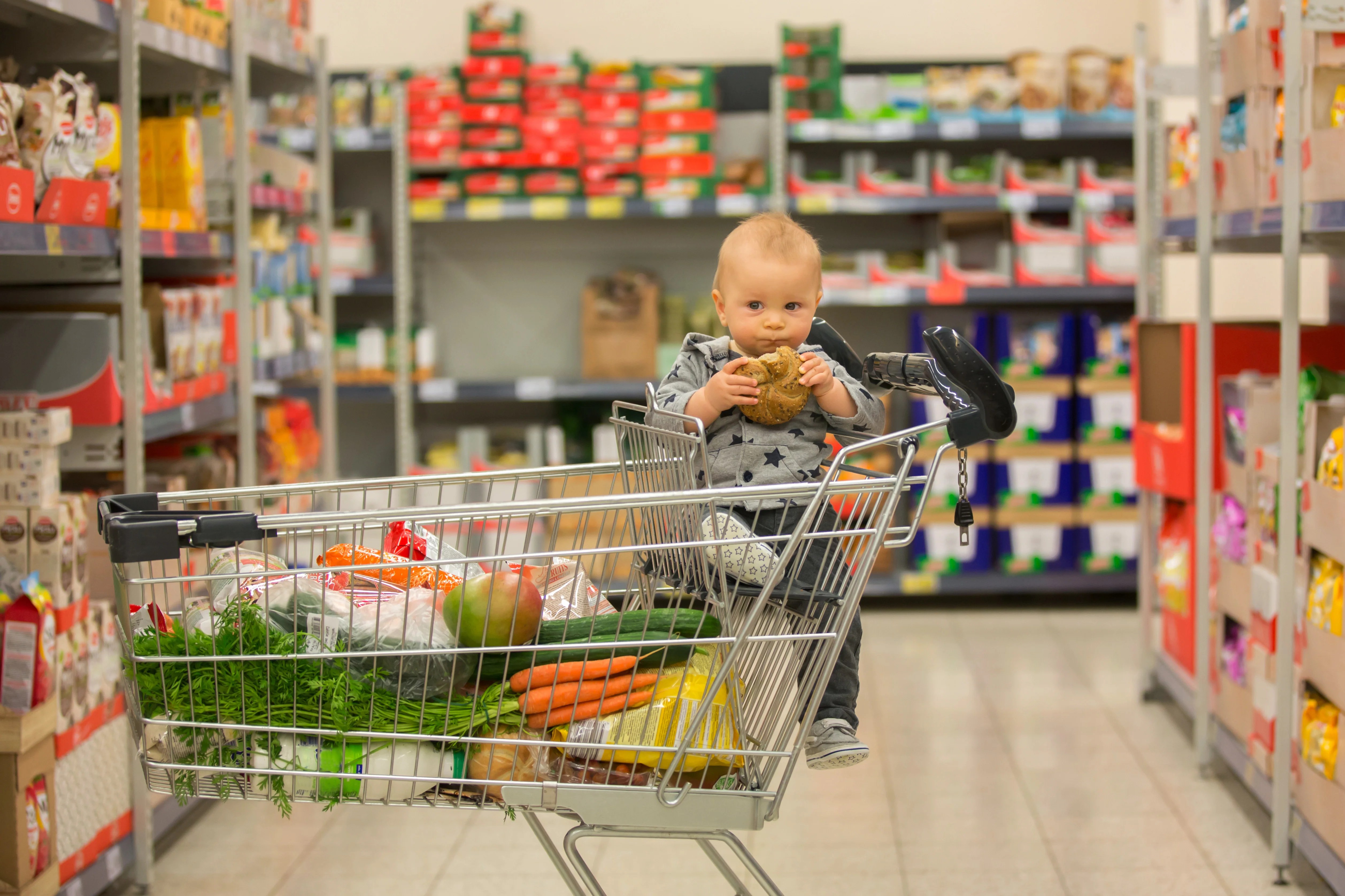 When Can You Put A Baby In A Shopping Cart? Binxy Baby