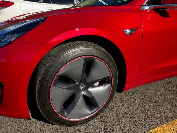EVANNEX Tesla Model 3 Rim Protection Wheel Bands