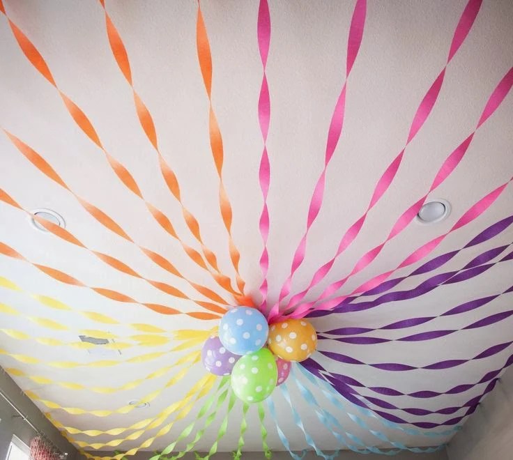 And, with literally a rainbow of colors available, crepe paper can easily fit any party theme. Crepe Paper Streamers - How to Decorated Party with ...