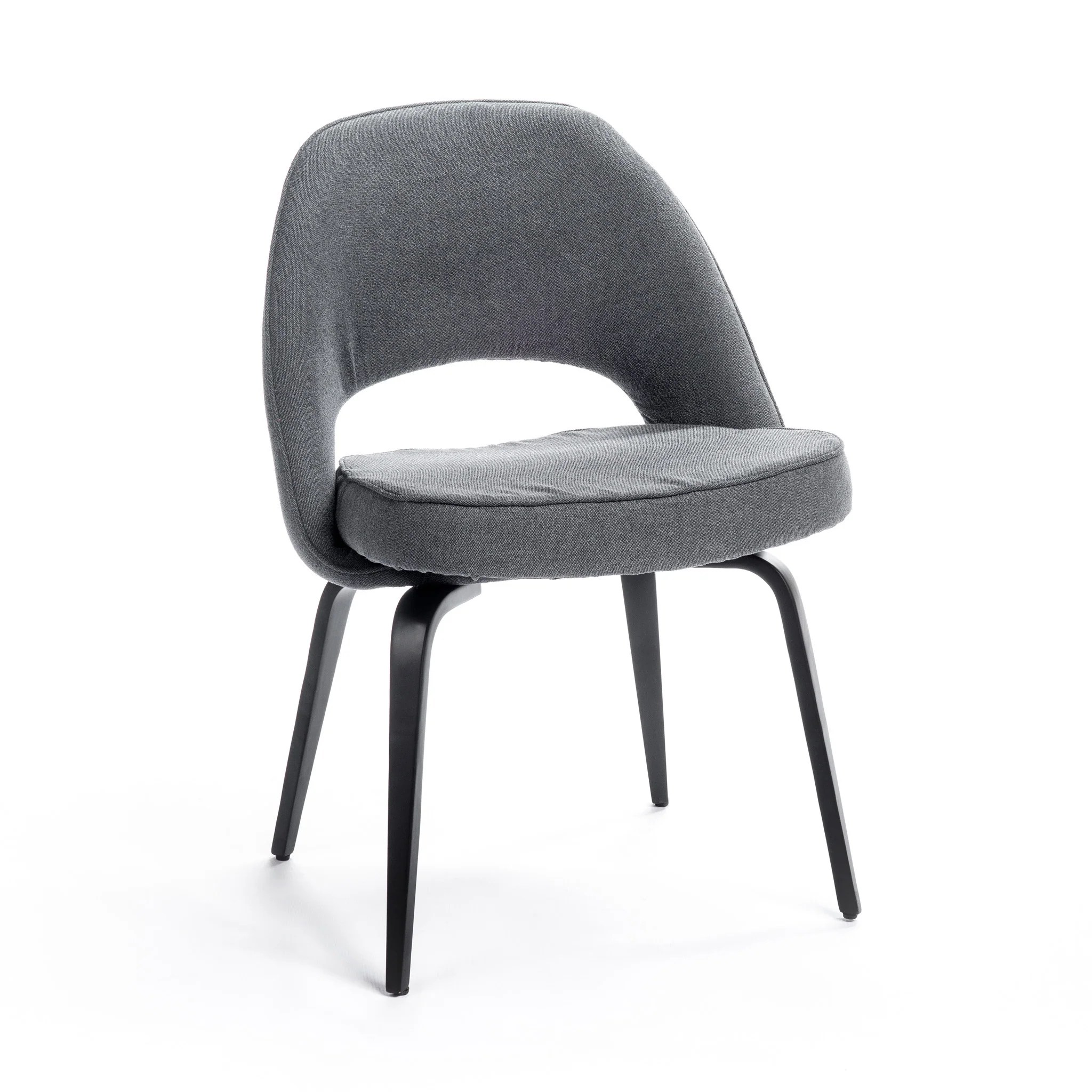 Mobius Side/Dining Chair with Wood Base The Modern Source