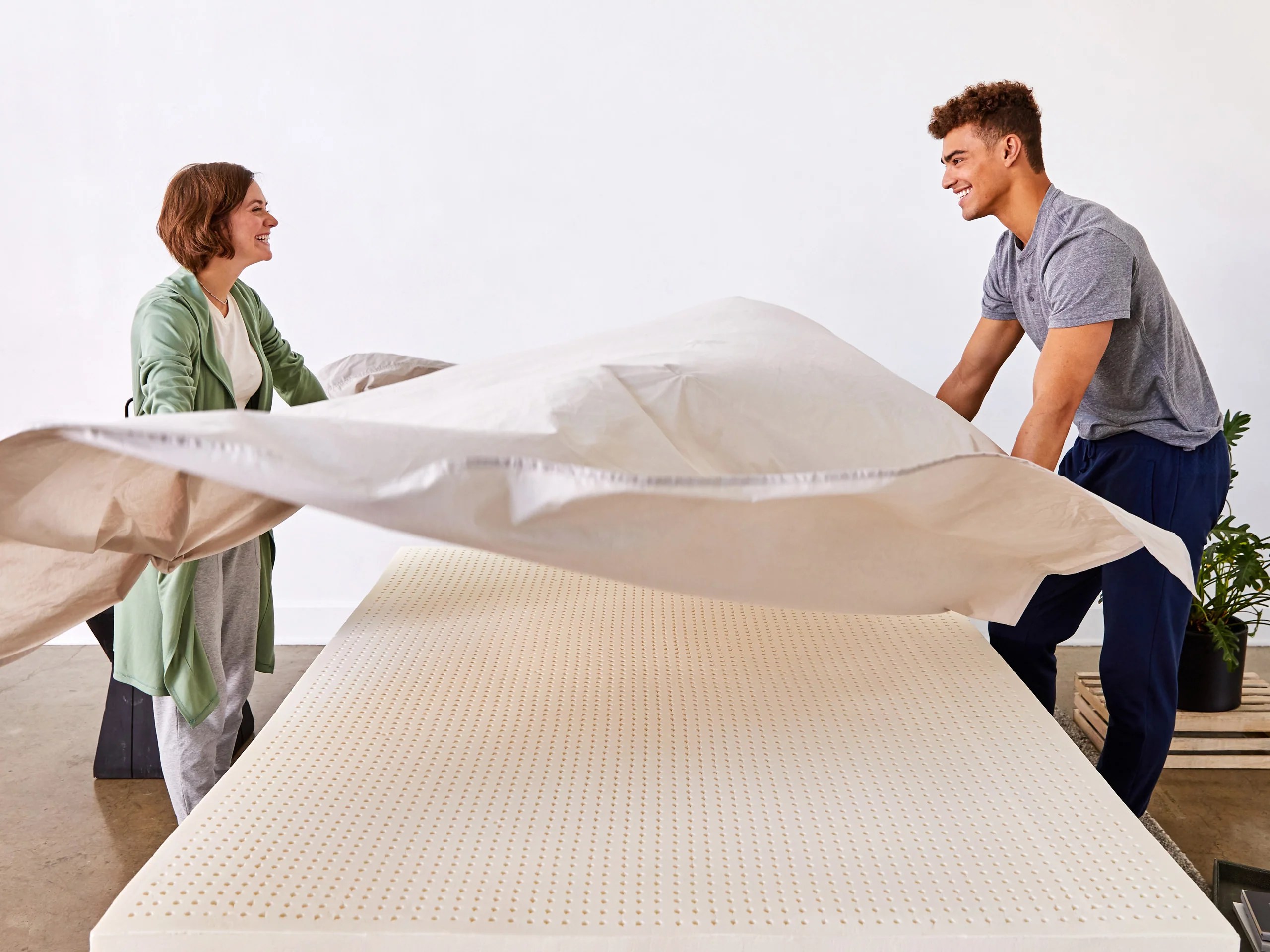 Pure Green Natural Latex Mattress Topper