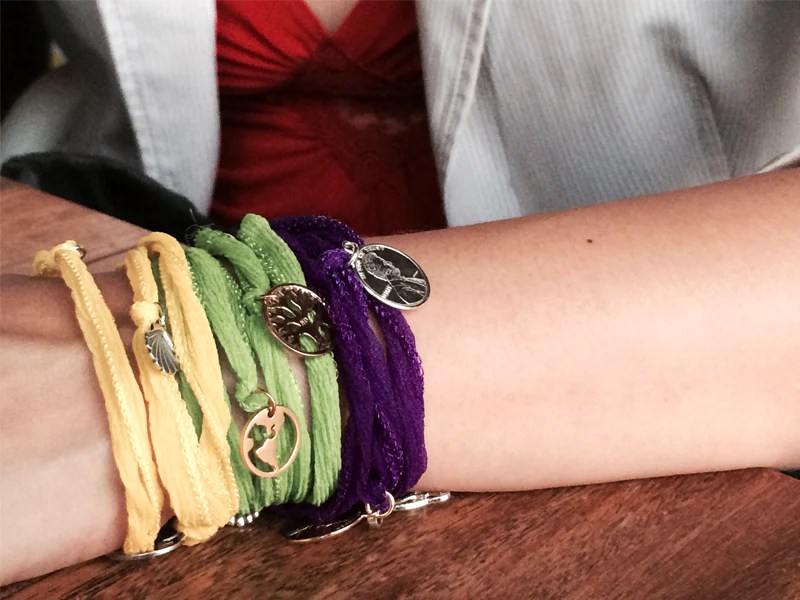 How to make a charm wrap around bracelet Alonso Sobrino