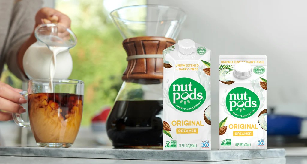 nutpods Dairy Free Coffee Creamer No Sugar, Whole30, Paleo, Keto,Vegan