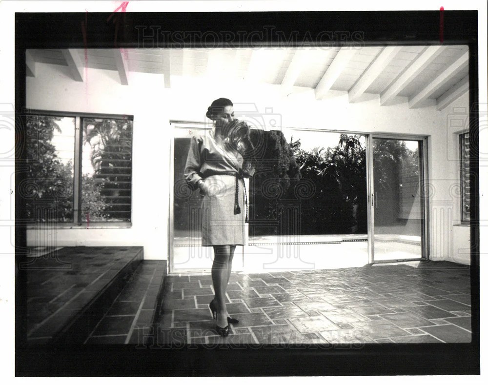 1988, Peggy Iacocca Lee second wife Historic Images