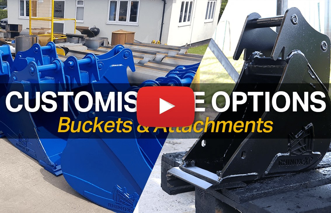 Custom Options for Rhinox Products Buckets & Attachments Rhinox