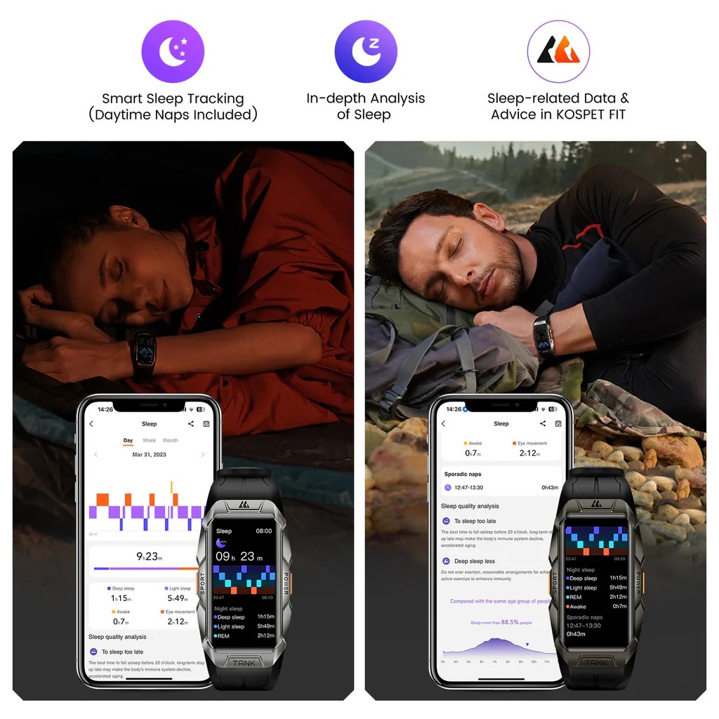 KOSPET TANK X1 Smartwatch / Smart Band
