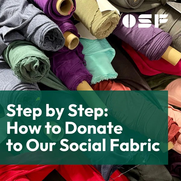 How to donate to Our Social Fabric
