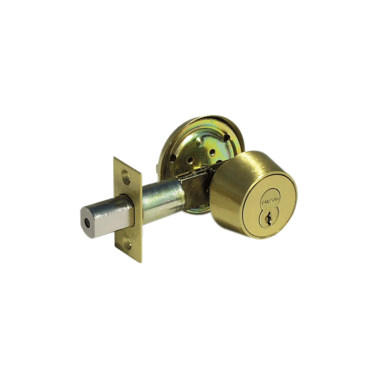 Falcon Grade 2 Single Cylinder 5 Pin Deadbolt with Turn Dial Inside Le