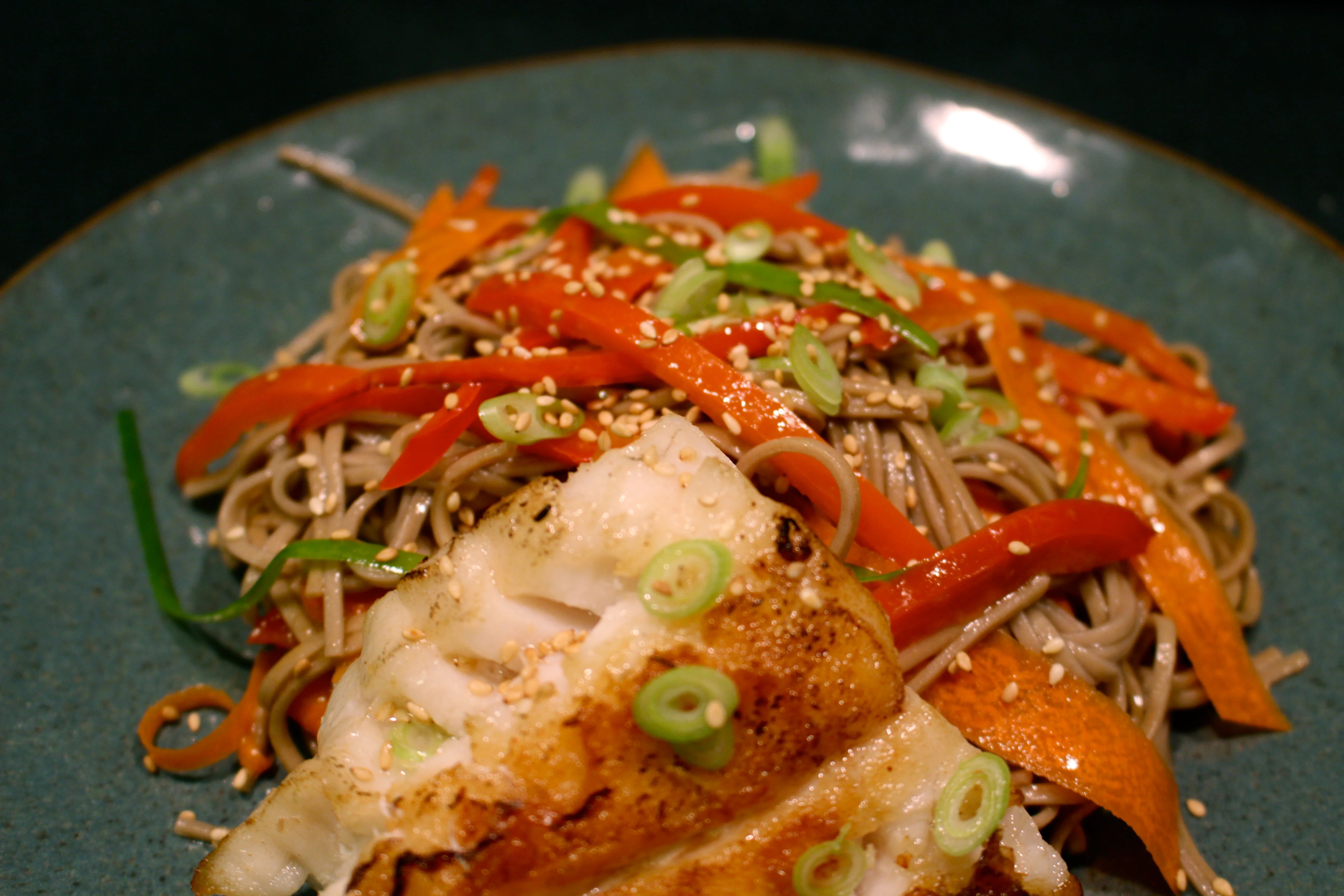Seared Rockfish with Soba Noodle Salad Recipe Sitka Salmon Shares