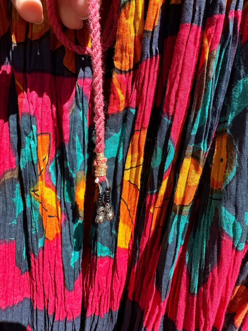 Vintage Passports of Pier 1 Imports Maxi Skirt Small DESERT MOSS