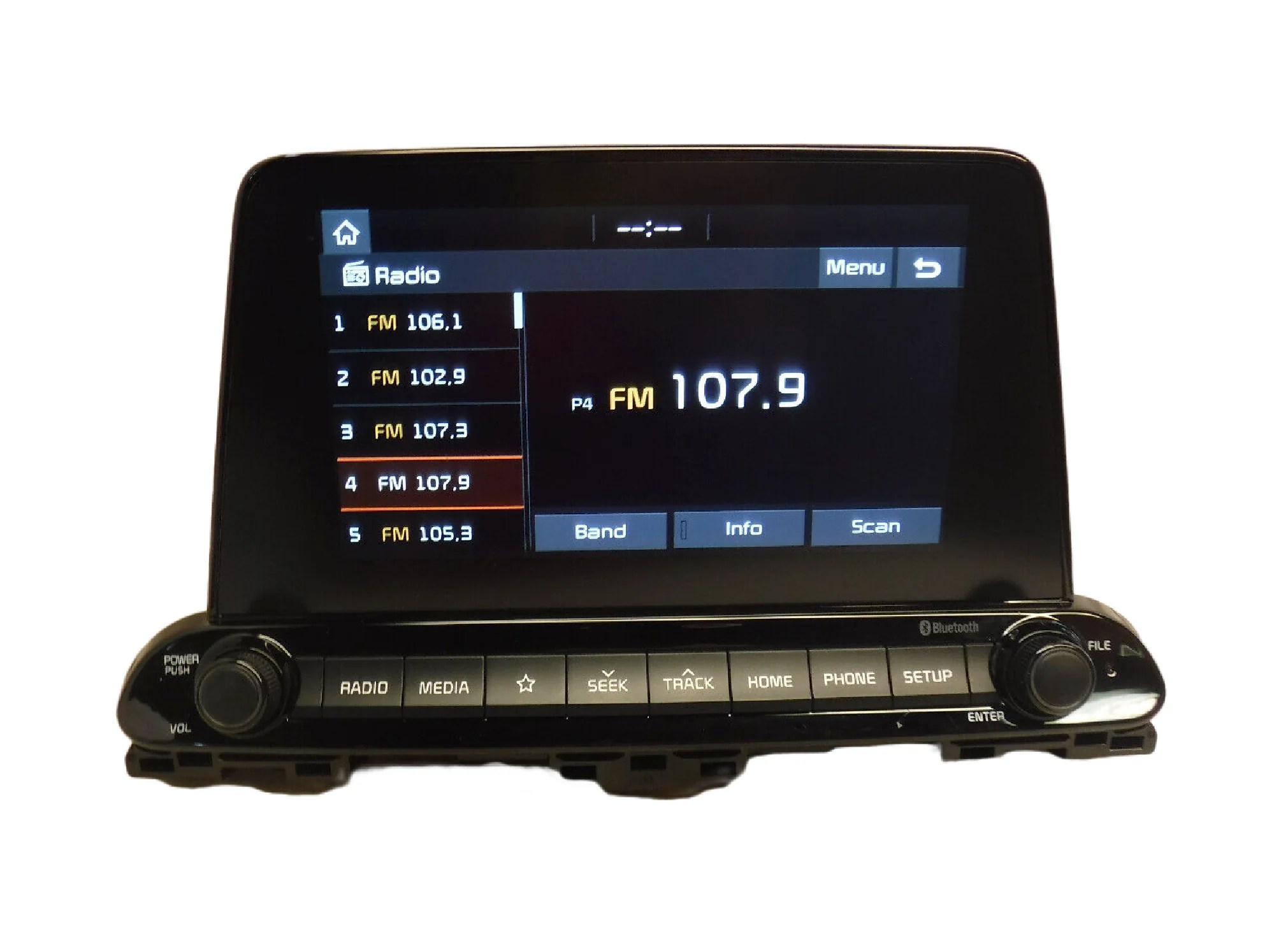 20192021 KIA FORTE Radio Receiver AM FM Display Screen OEM 96160M707