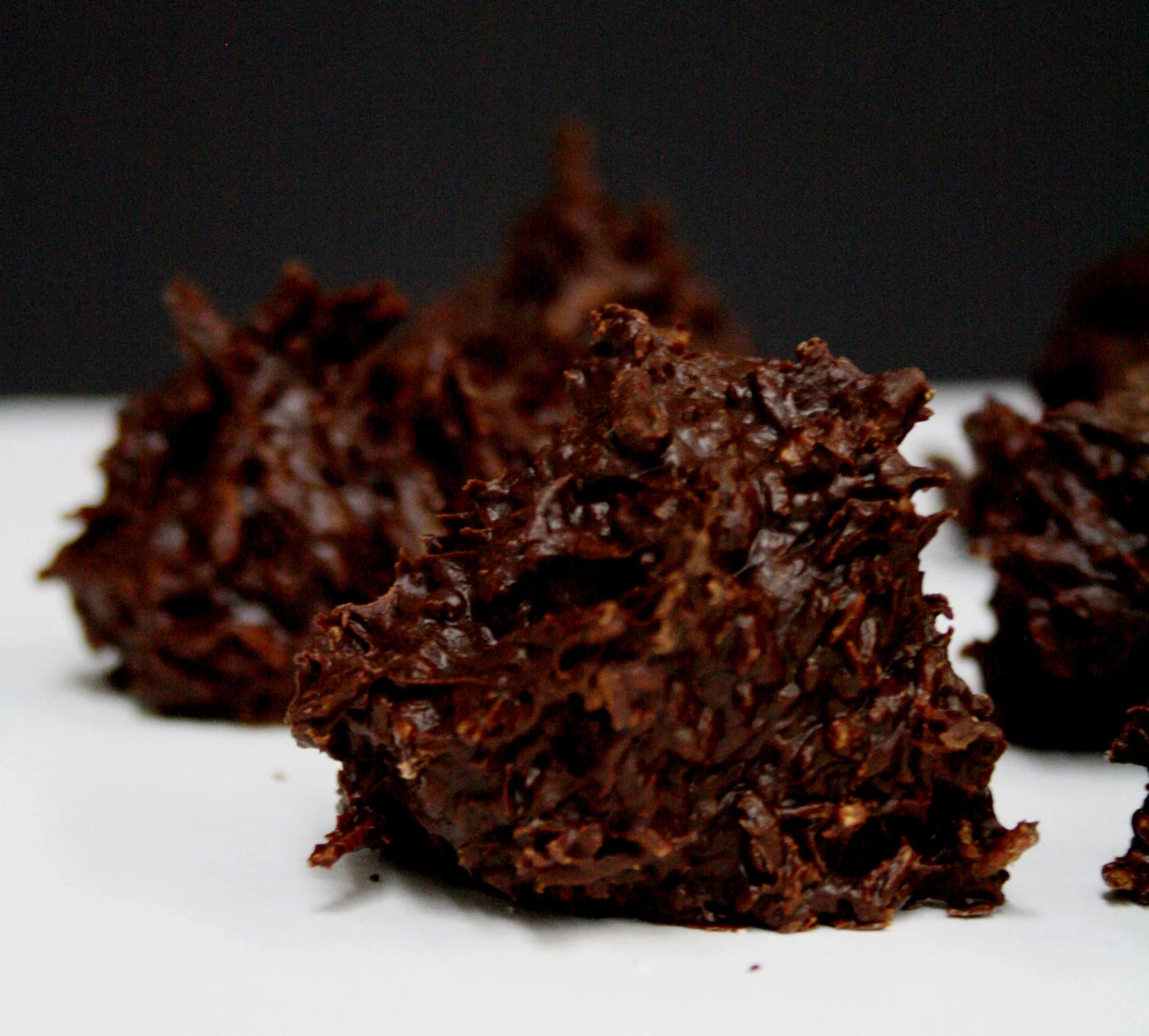 Dark Chocolate Coconut Haystacks countrymercantile