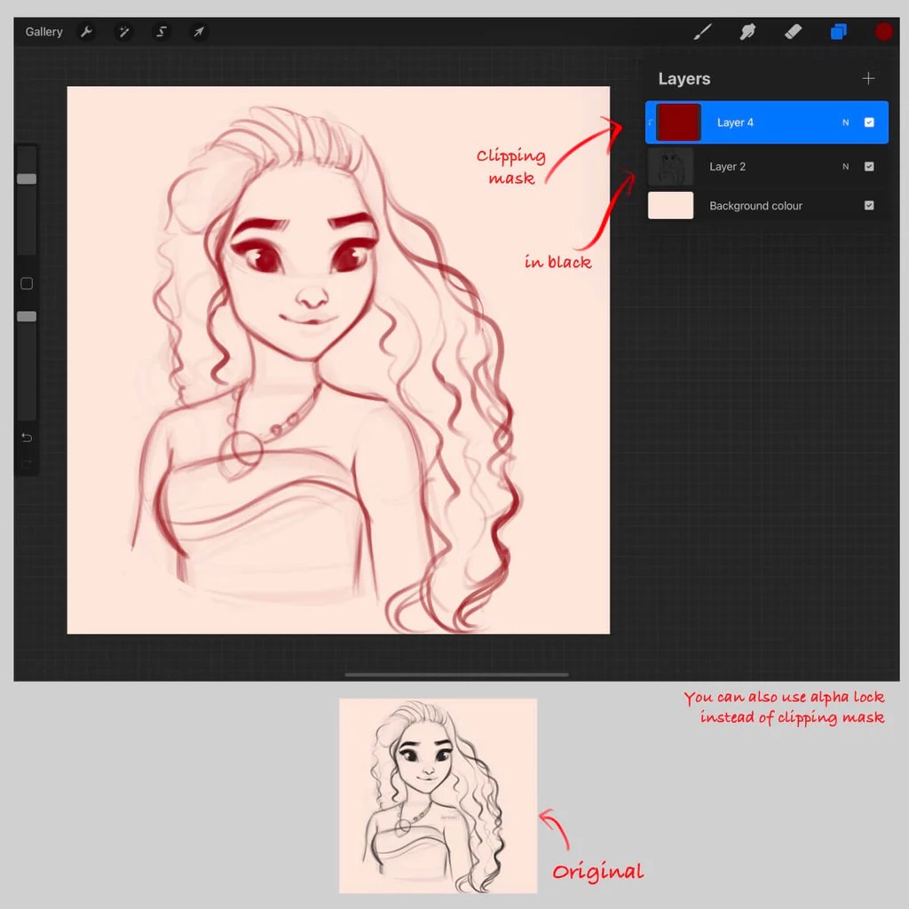 How I Blend Colors in Procreate A step by step tutorial for Beginners
