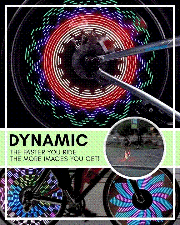 3D Bicycle Spoke LED Lights shopoff9