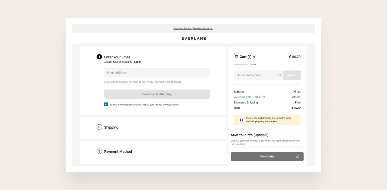 How to customize Shopify checkout page