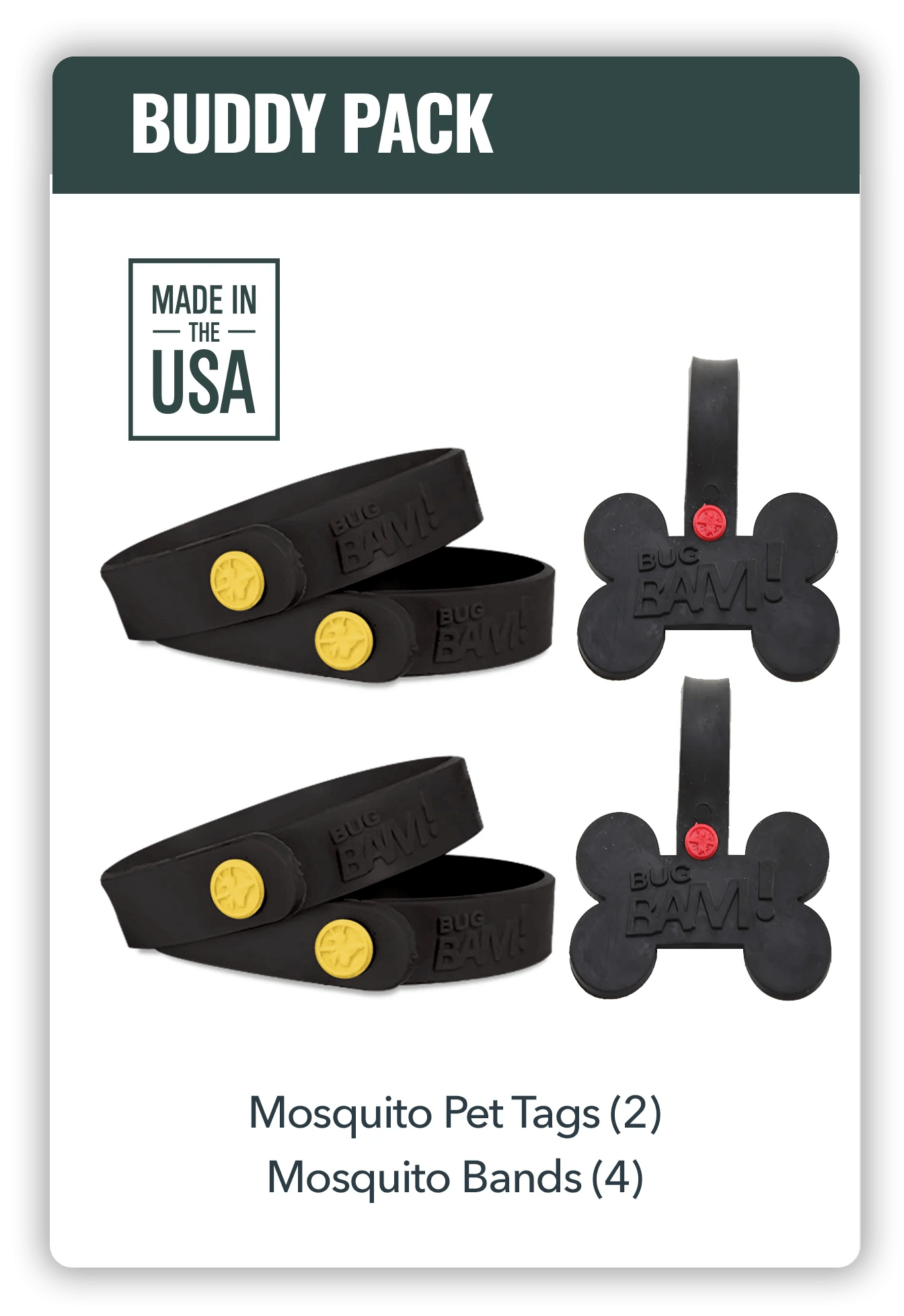 Natural Mosquito Repellent wearables for Humans and Dogs. Bug Bam!