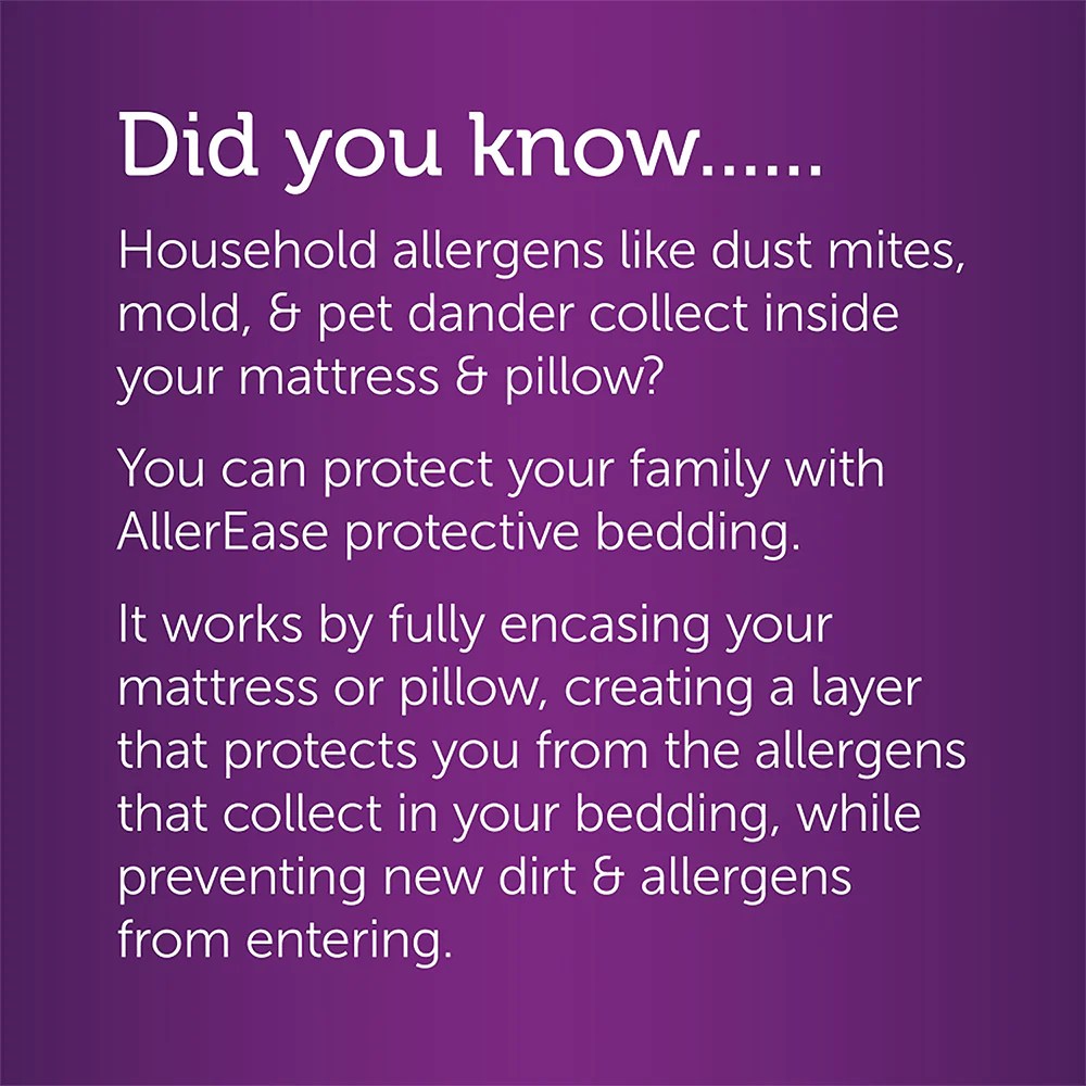 AllerEase Ultimate Allergy Protection Mattress Protector