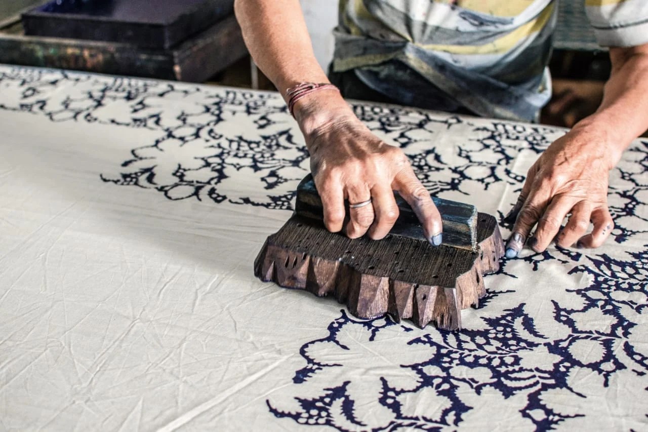 Traditional block printing Paisleys & Palaces