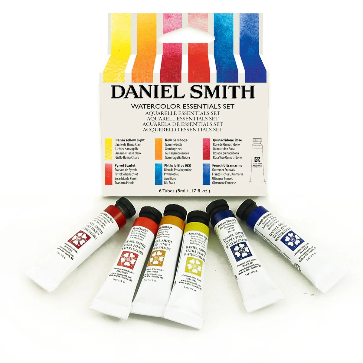 Daniel Smith Essentials Introductory Watercolor Set 6 Tubes 5mL