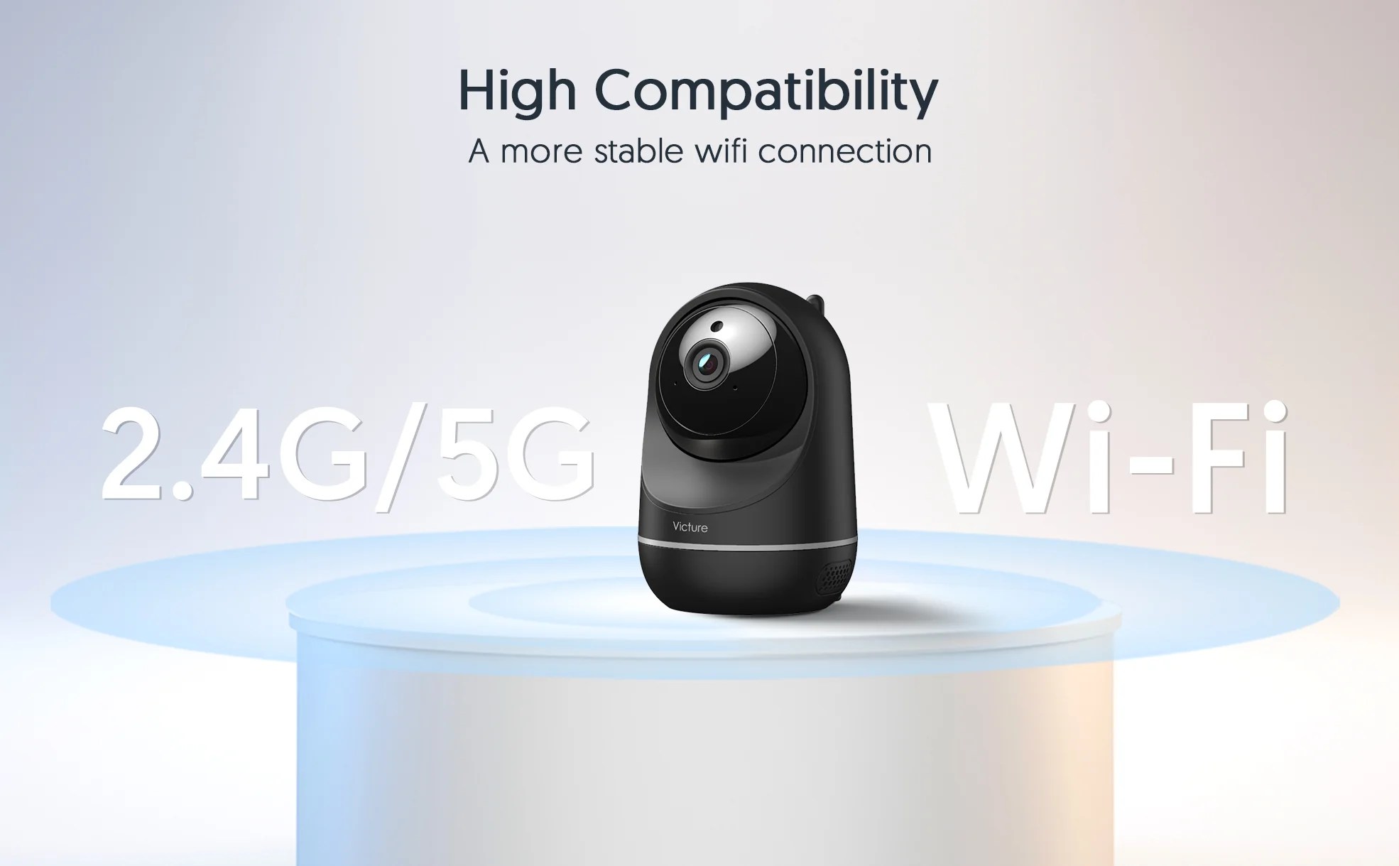 Victure Dualband 2.4Ghz and 5Ghz Wi-Fi Camera PC650 Security Camera