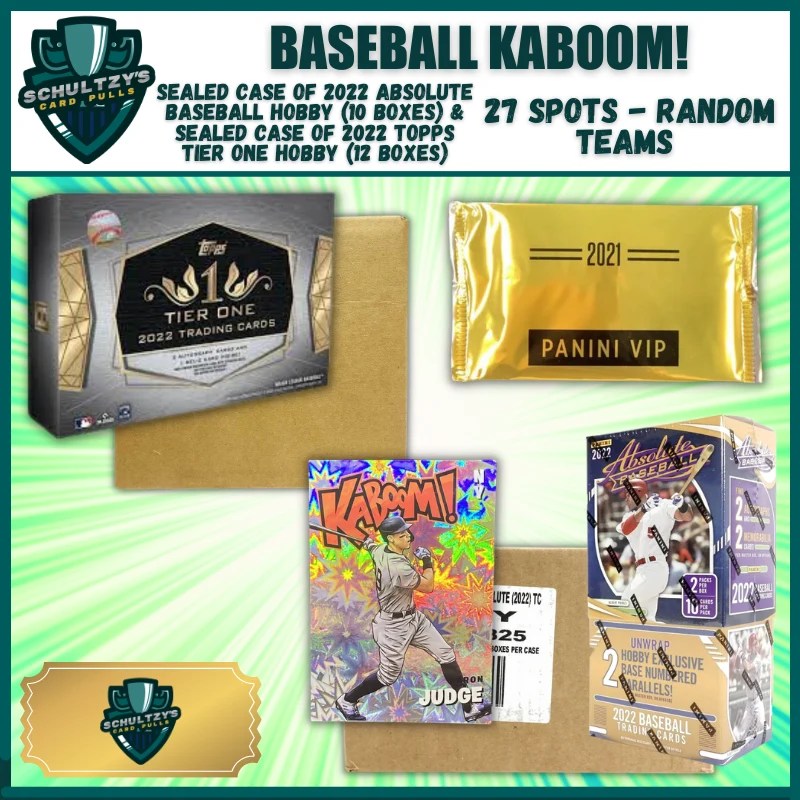 SCP 48 Big Hitters Baseball *LIVE On YouTube Sunday 8/21/22* (GOLD Schultzyscardpulls