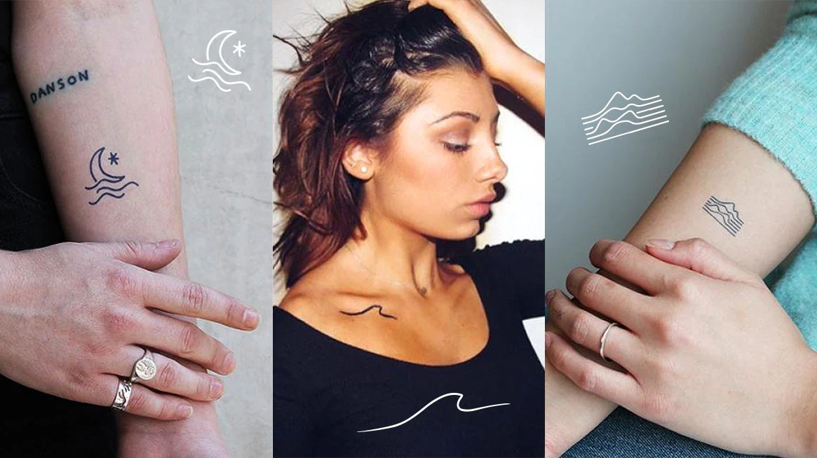 10 Wavey Tattoos You Need Before Summer Ends! - Inkbox&Trade; Blog - Inkbox™ 654_x_1165_jpg