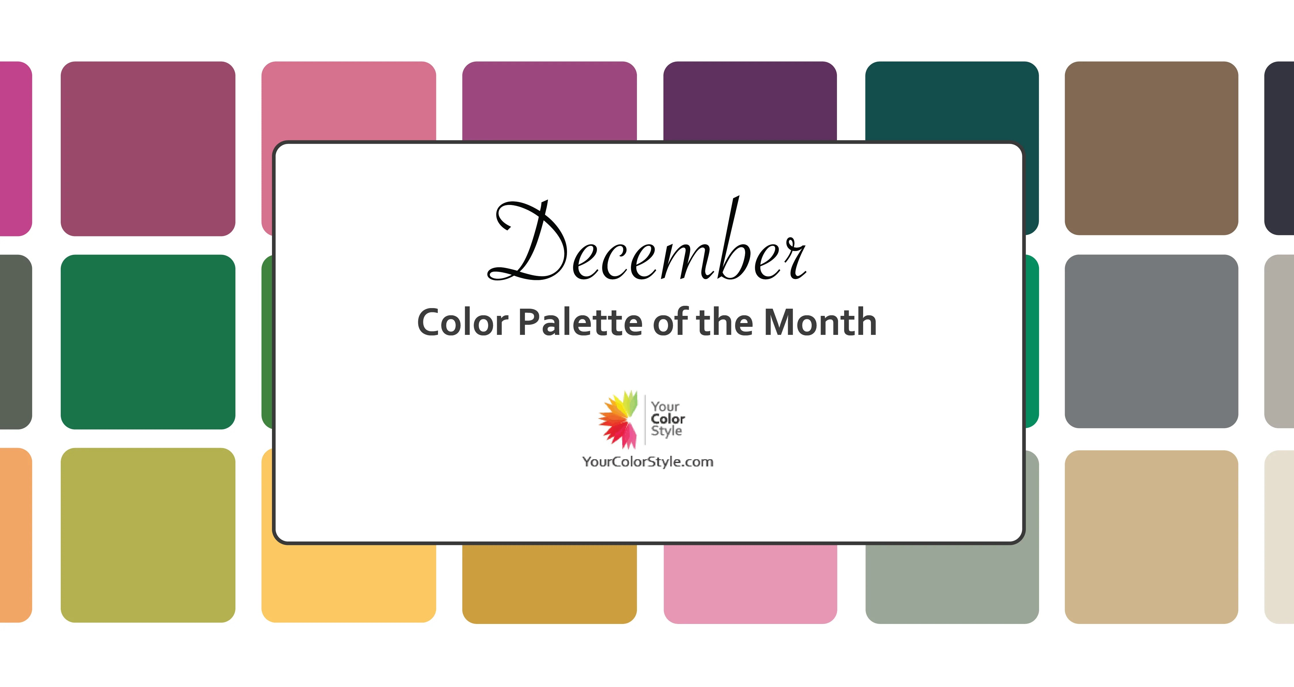 Color Palette of the Month December 2022 Your Color Style
