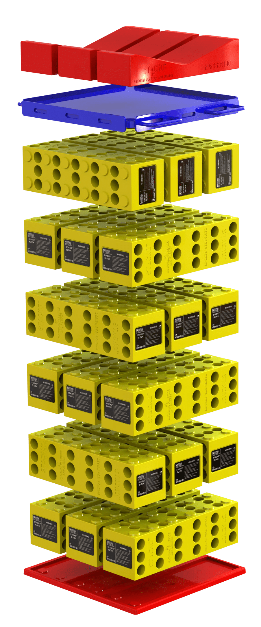 Stacko Blocks™ Interlocking Cribbing Blocks National Plastics