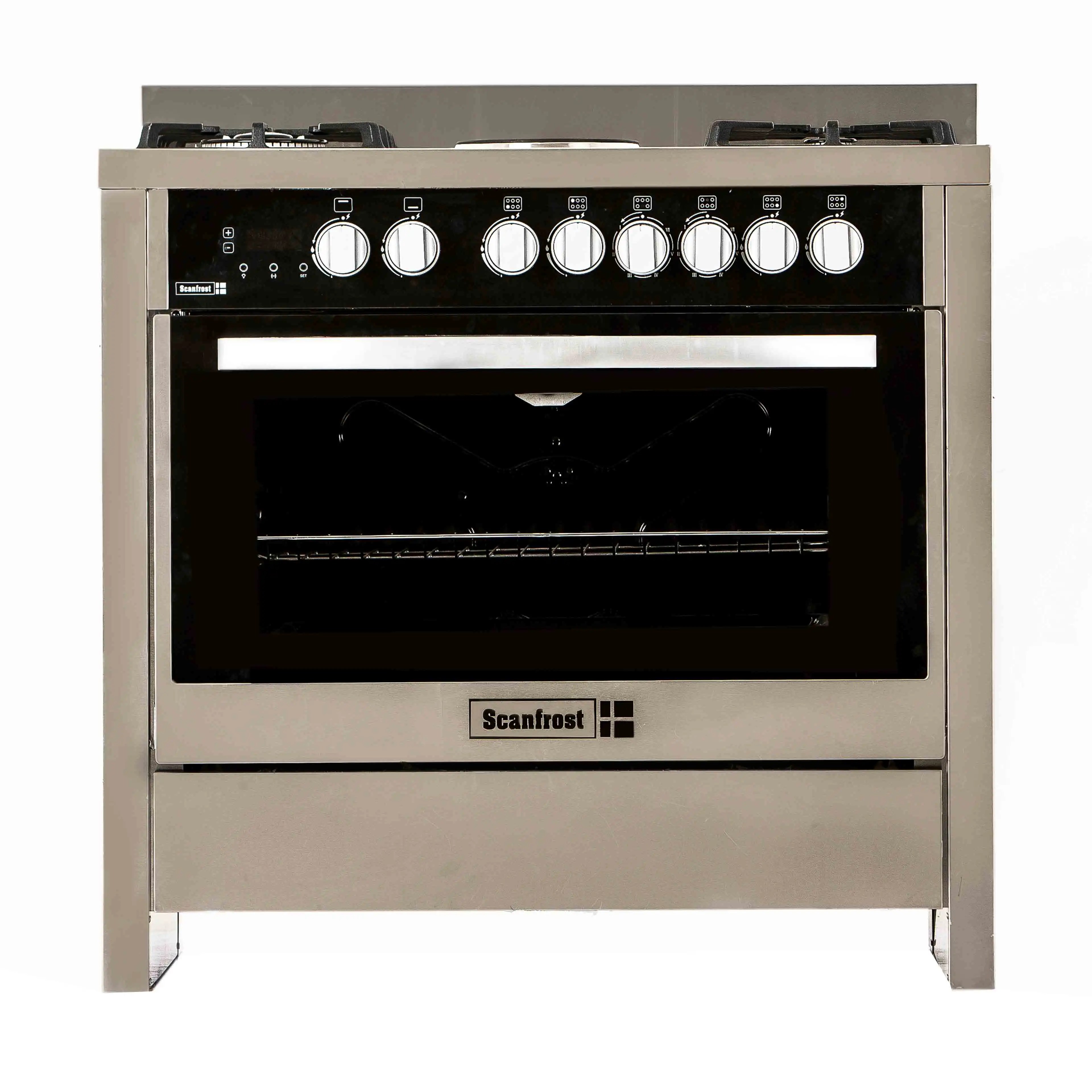 Buy Scanfrost 5 Gas Burners Gas Cooker SFC9502SS Online
