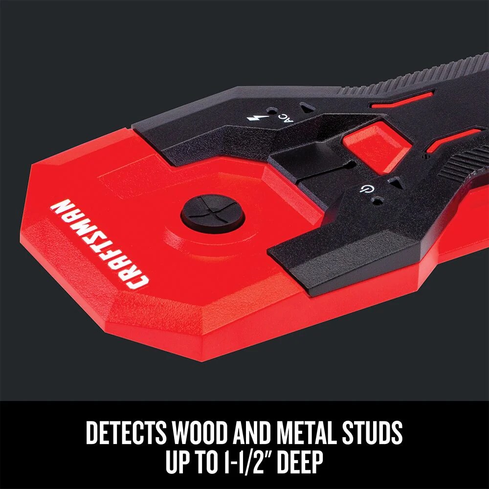 Center Finding 1.5-in Depth Point Stud Finder With AC Detection | CRAFTSMAN