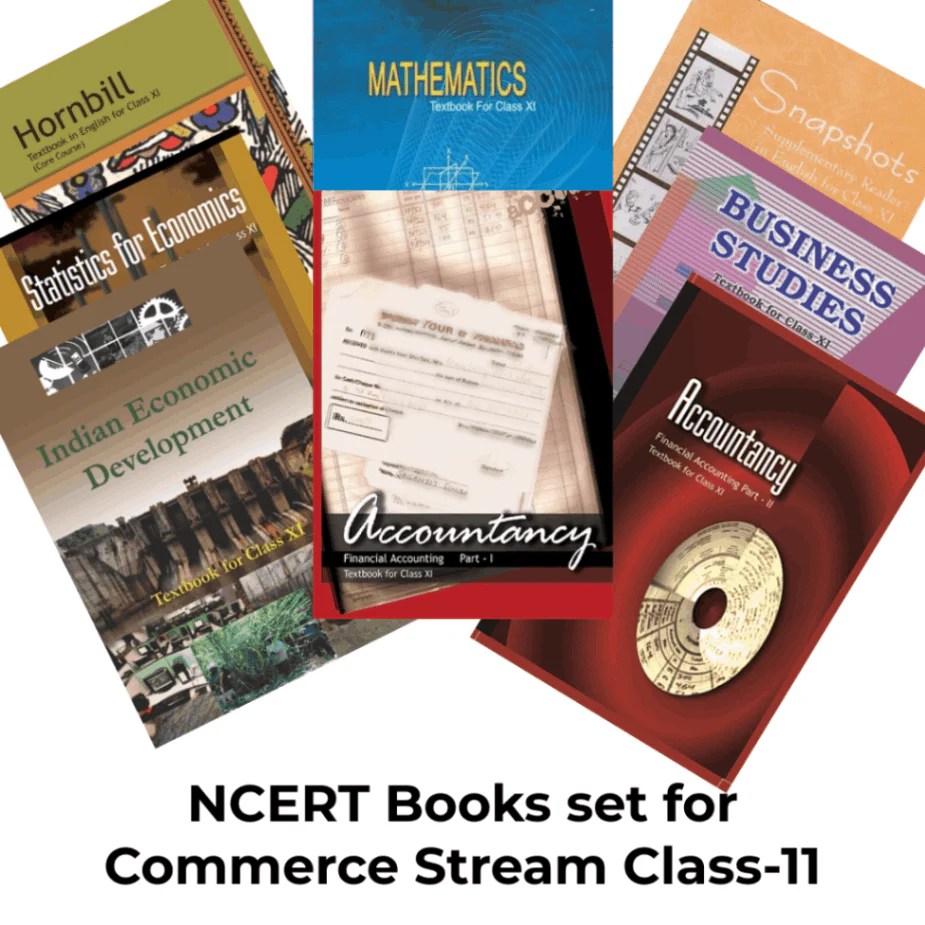 NCERT Set of 8 books for Class 11 Stream) (English Medium