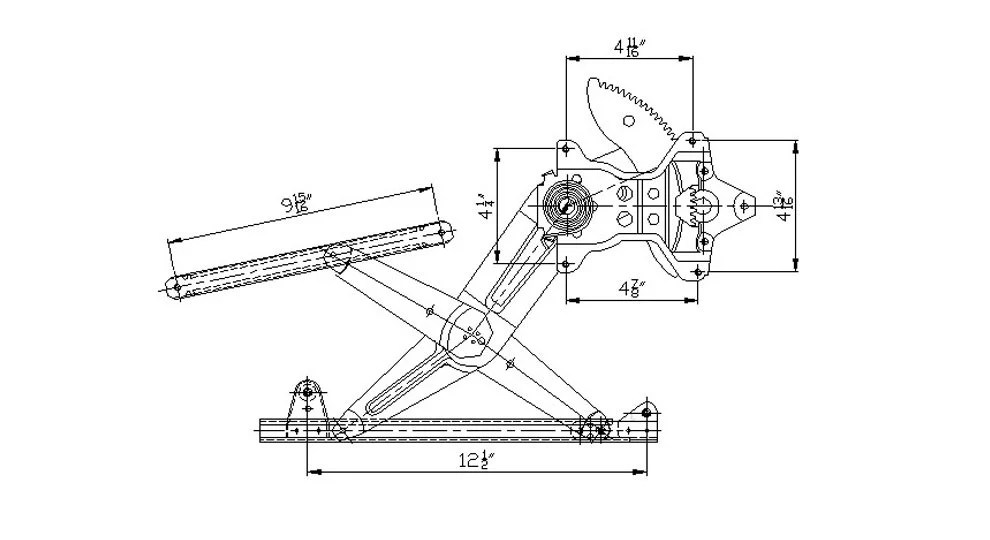 Toyota 97 01 Toyota Camry Power Window Regulator Assembly Front Lh 1 Carro Pacific