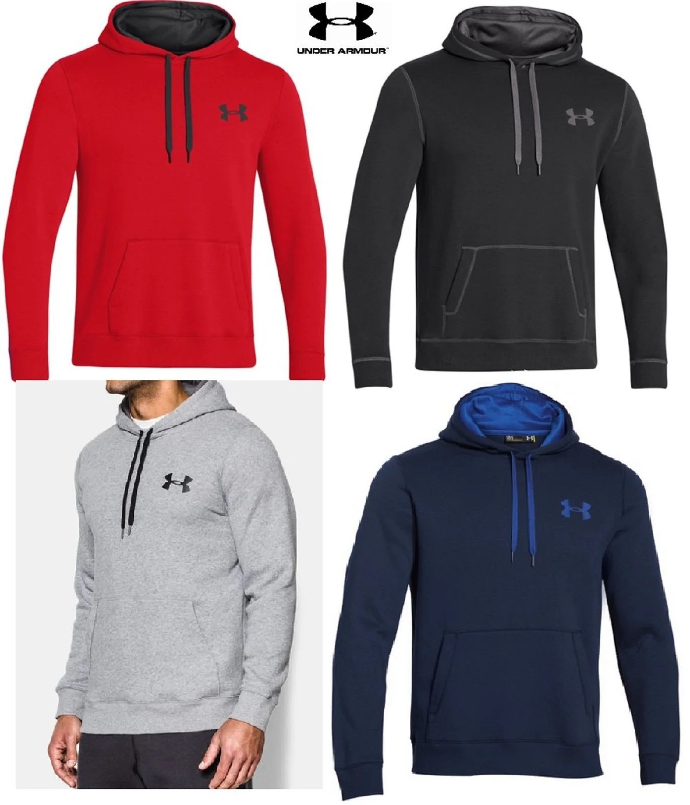 Under Armour Storm Rival Fleece Hoodie UA Transit Loose Cut Hooded S