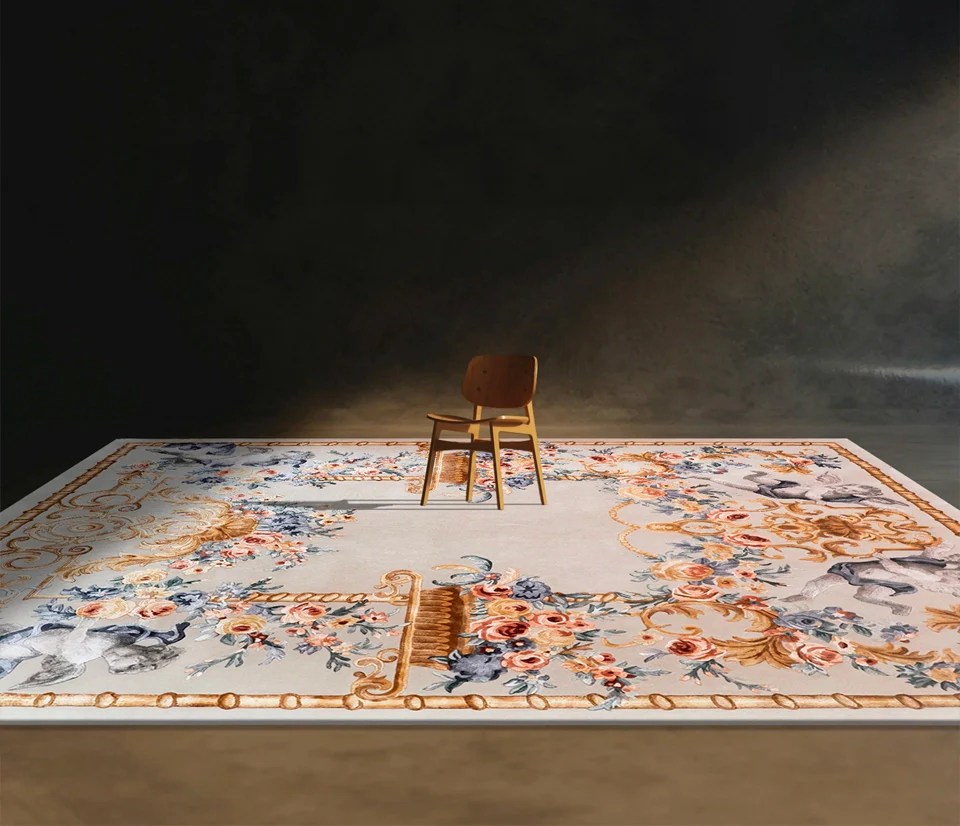 Handknotted Office Carpets Luxurious Handtufted Rugs for Workspaces